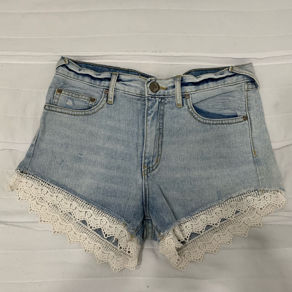 Free People jean shorts, size 26
